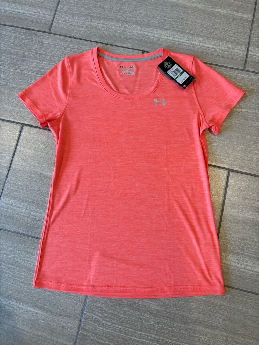 Under Armour Women's Short Sleeve Tech Tee - Coral Pink